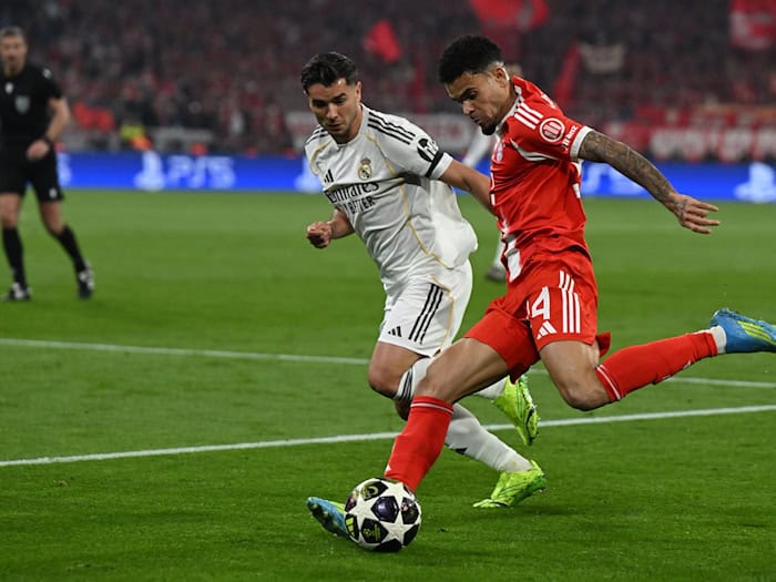 Luis Diaz erlöst den FC Bayern. / Foto: Sven Hoppe/dpa