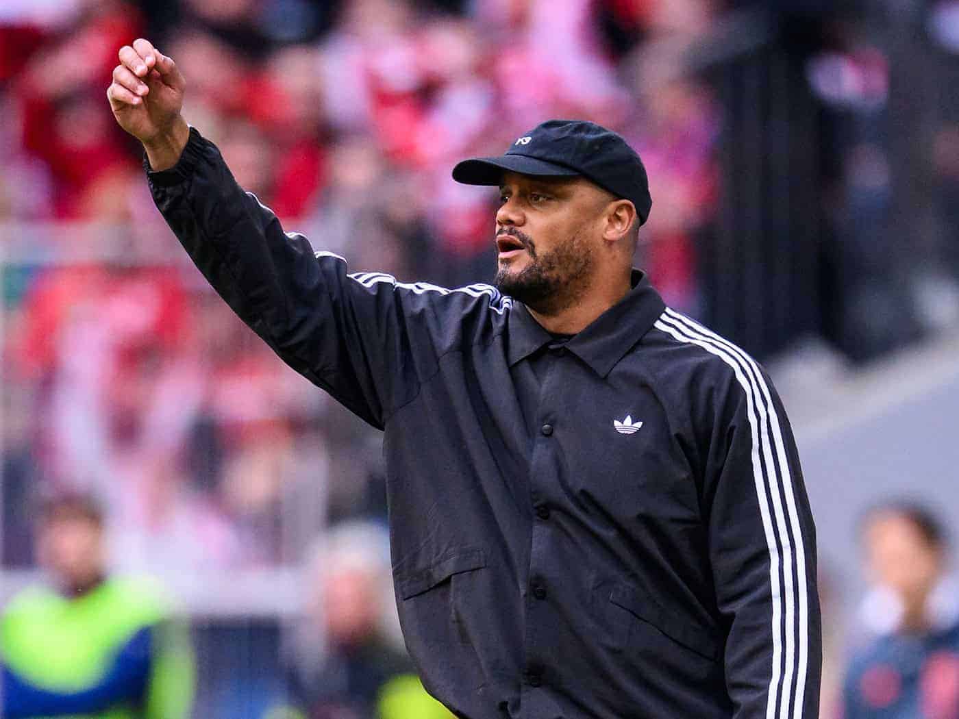 Vincent Kompany stellt sich auf ein schweres Pokalspiel in Leverkusen ein. (Archivbild) / Foto: Tom Weller/dpa