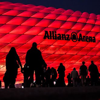 Die Bayern-Fußballerinnen hoffen in der Champions League auf die nächste Rekordkulisse. (Archivbild) / Foto: Tom Weller/dpa