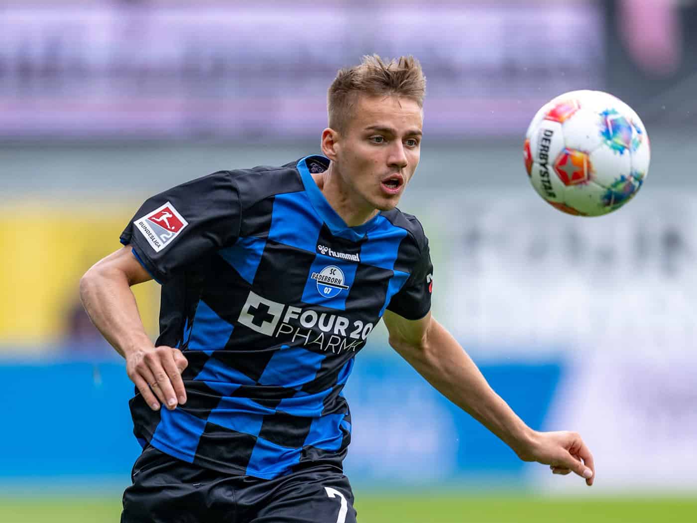 Der Vertrag von Filip Bilbija in Paderborn läuft im Sommer aus. (Archivbild)  / Foto: David Inderlied/dpa