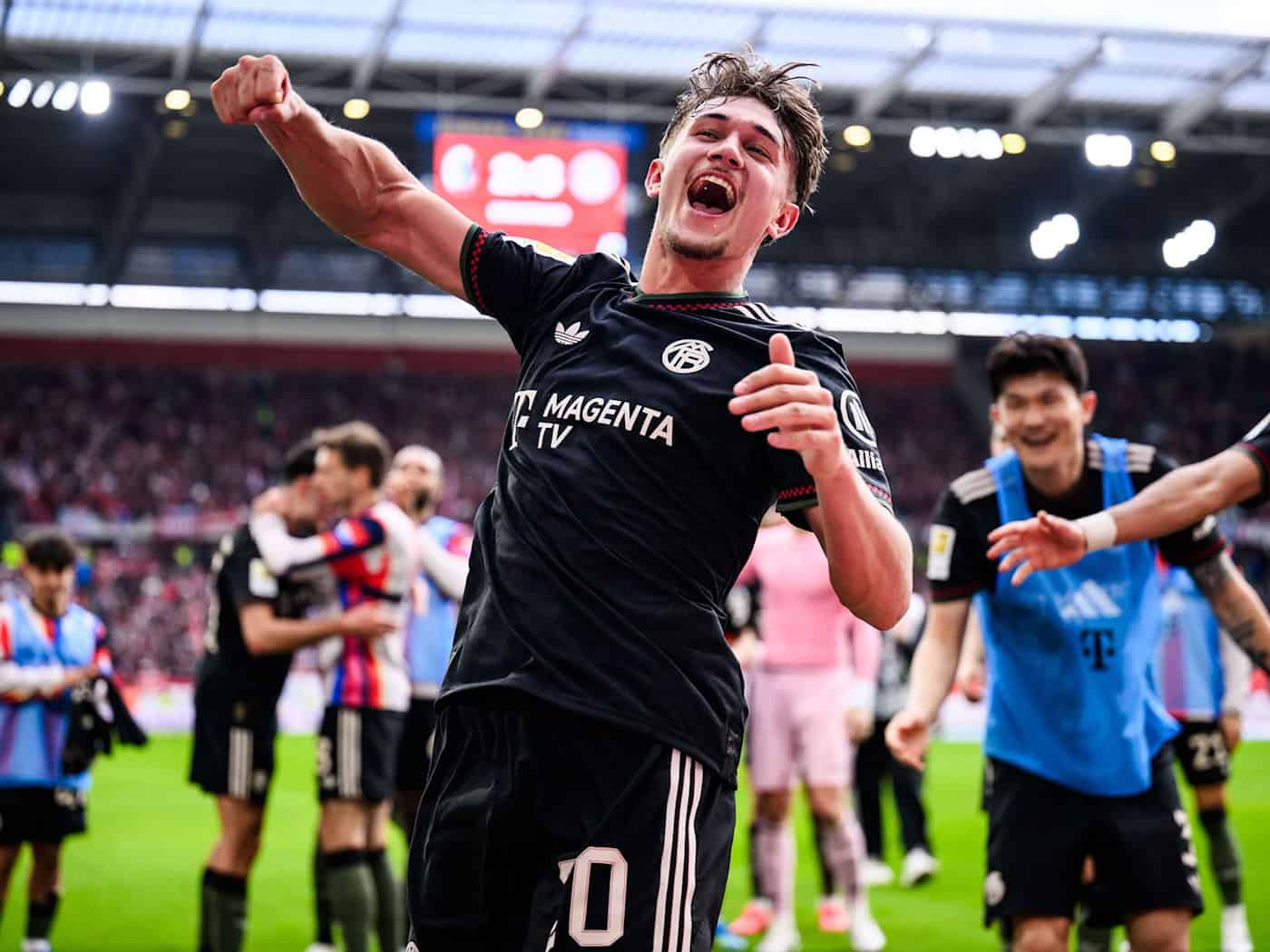 Doppeltorschütze in Freiburg: Bayerns Tom Bischof. / Foto: Tom Weller/dpa