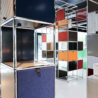 Am BGH geht es um das bekannte modulare Möbelsystem «USM Haller». / Foto: Christian Charisius/dpa