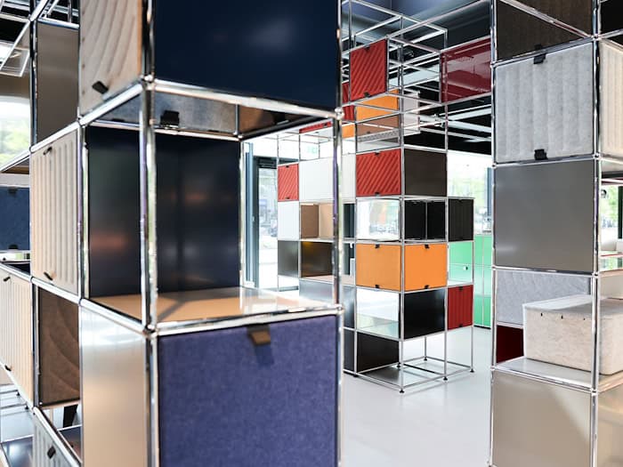 Am BGH geht es um das bekannte modulare Möbelsystem «USM Haller». / Foto: Christian Charisius/dpa