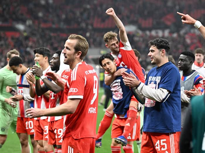 Party als Zwischenschritt: Die Bayern wollen das Triple. / Foto: Federico Gambarini/dpa