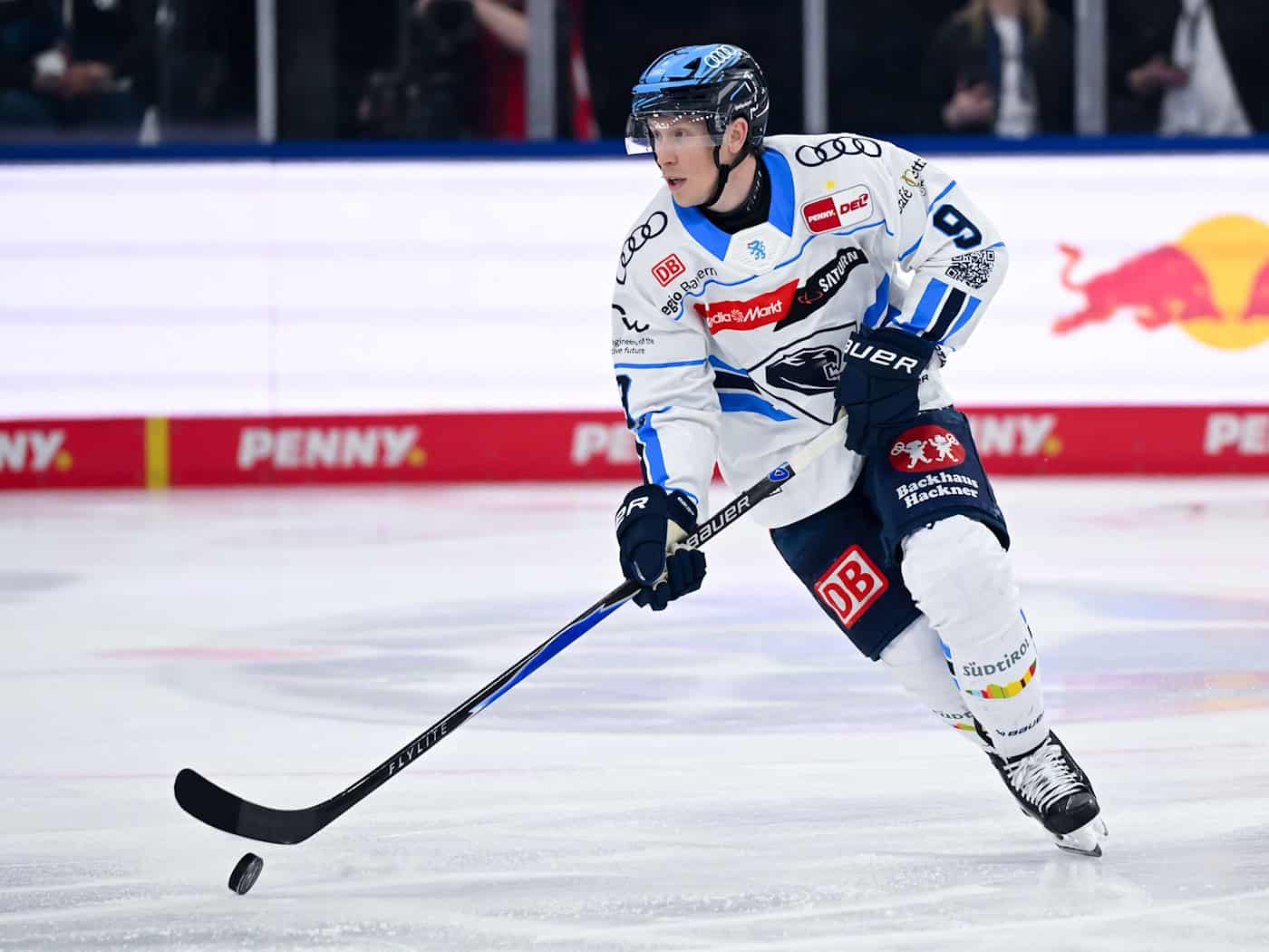 Bleibt dem ERC Ingolstadt erhalten: Stürmer Myles Powell. (Archivbild) / Foto: Sven Hoppe/dpa