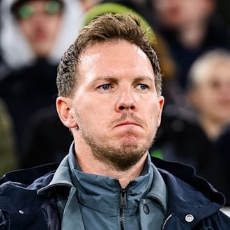 Bundestrainer Julian Nagelsmann bedauert die Verletzung von Serge Gnabry. (Archivbild) / Foto: Tom Weller/dpa