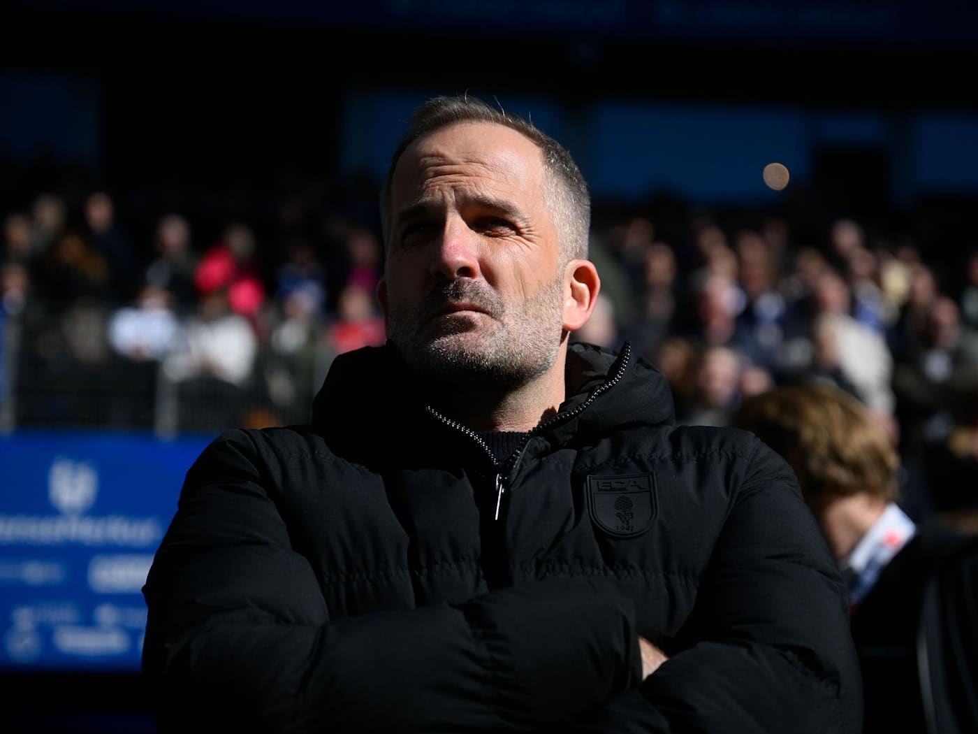 Manuel Baum genießt seine Rolle beim FC Augsburg. (Archivbild) / Foto: Gregor Fischer/dpa