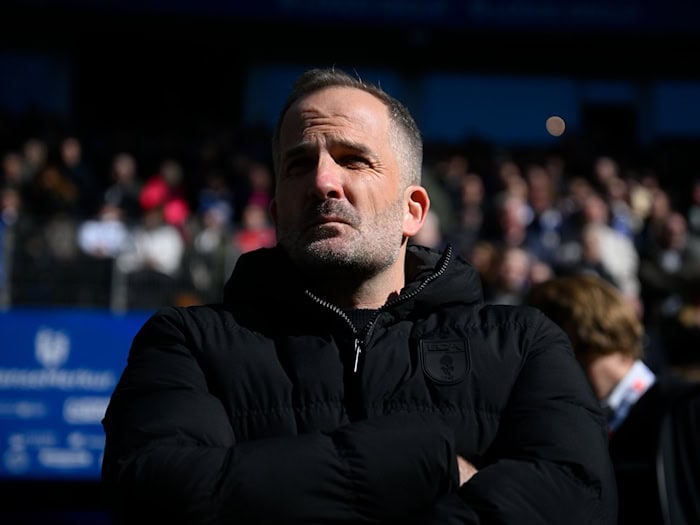 Manuel Baum genießt seine Rolle beim FC Augsburg. (Archivbild) / Foto: Gregor Fischer/dpa