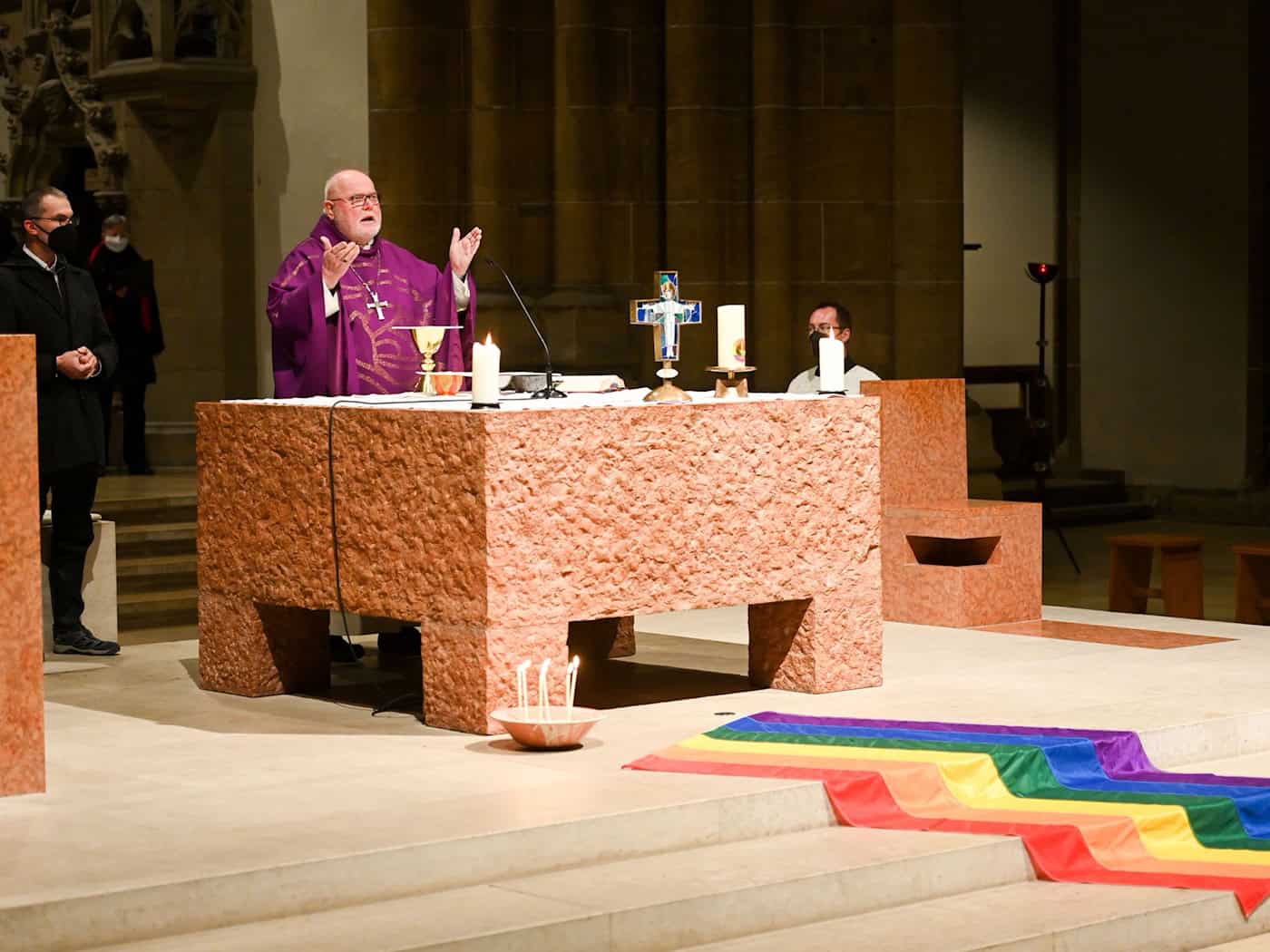 Marx im Jahr 2022 bei einem Queer-Gottesdienst in München (Archivbild) / Foto: Tobias Hase/dpa