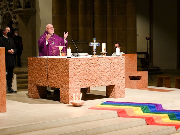 Marx im Jahr 2022 bei einem Queer-Gottesdienst in München (Archivbild) / Foto: Tobias Hase/dpa