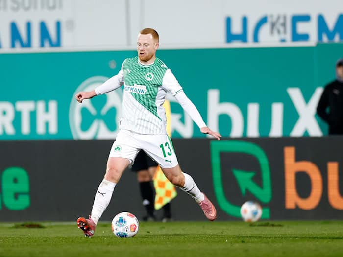 Eine Vertragsklausel greift: Paul Will fehlt gegen Darmstadt. (Archivbild) / Foto: Heiko Becker/dpa