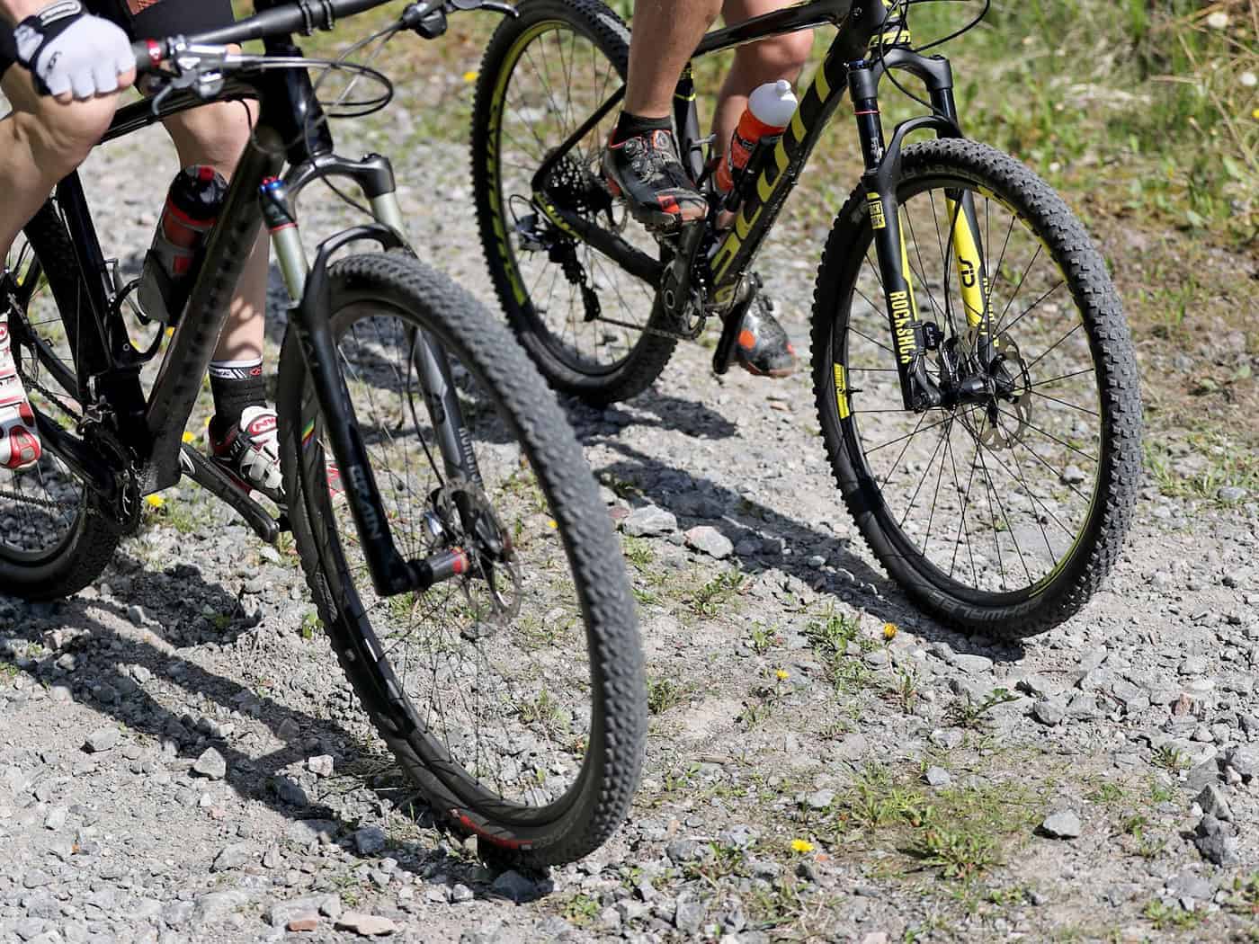 Beim Mountainbiken hat sich ein 43-Jähriger schwer verletzt. (Symbolbild) / Foto: Jan Woitas/dpa