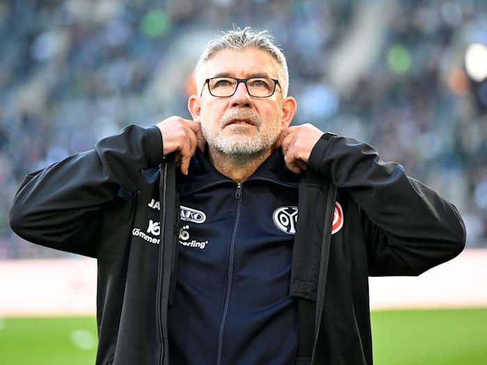 Mainzer Trainer Urs Fischer: Überraschung gegen den FC Bayern? (Archivbild) / Foto: Ulrich Hufnagel/dpa