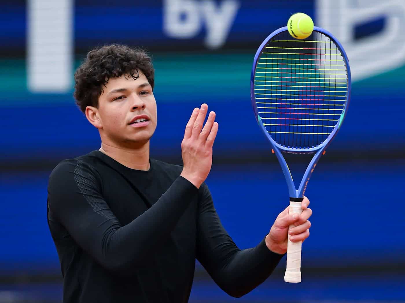Ben Shelton ist in München weiter im Titelrennen. / Foto: Sven Hoppe/dpa