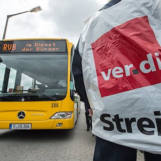 Erneut gibt es in Regensburg Warnstreiks. (Archivbild)  / Foto: picture alliance / dpa