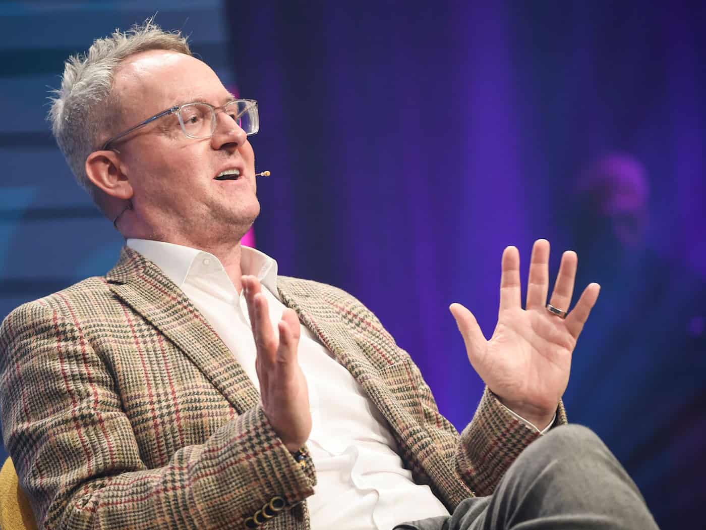 VfB-Boss Alexander Wehrle bleibt im Poker um Deniz Undav entspannt. (Archivbild) / Foto: Christian Charisius/dpa