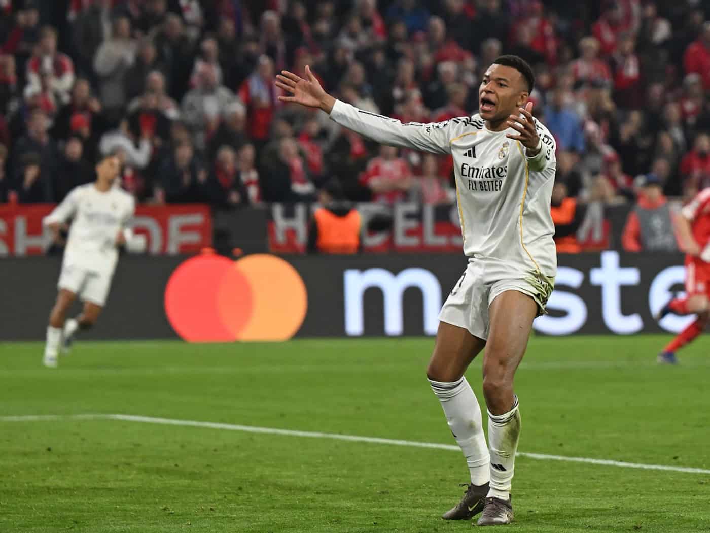 Für Kylian Mbappé ist die Champions-League-Saison vorbei. / Foto: Sven Hoppe/dpa