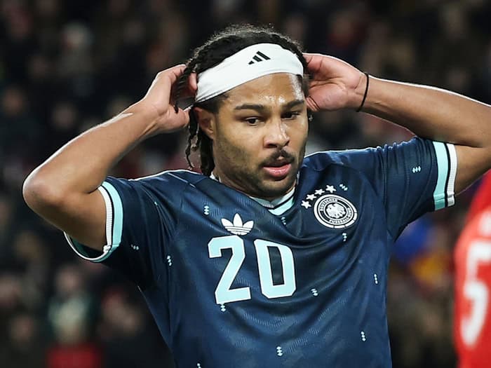 Wird Gnabry rechtzeitig zur WM wieder fit? (Archivbild) / Foto: Christian Charisius/dpa