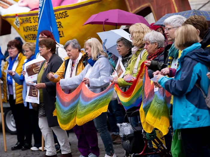 Auch Reformgruppen sind auf dem Katholikentag unterwegs. / Foto: Sven Hoppe/dpa