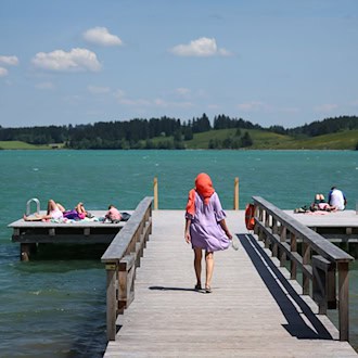 Viele Sonnenstunden, aber möglicherweise historisch wenig Niederschlag: So war das Frühlingswetter in Bayern. (Symbolbild) / Foto: Karl-Josef Hildenbrand/dpa