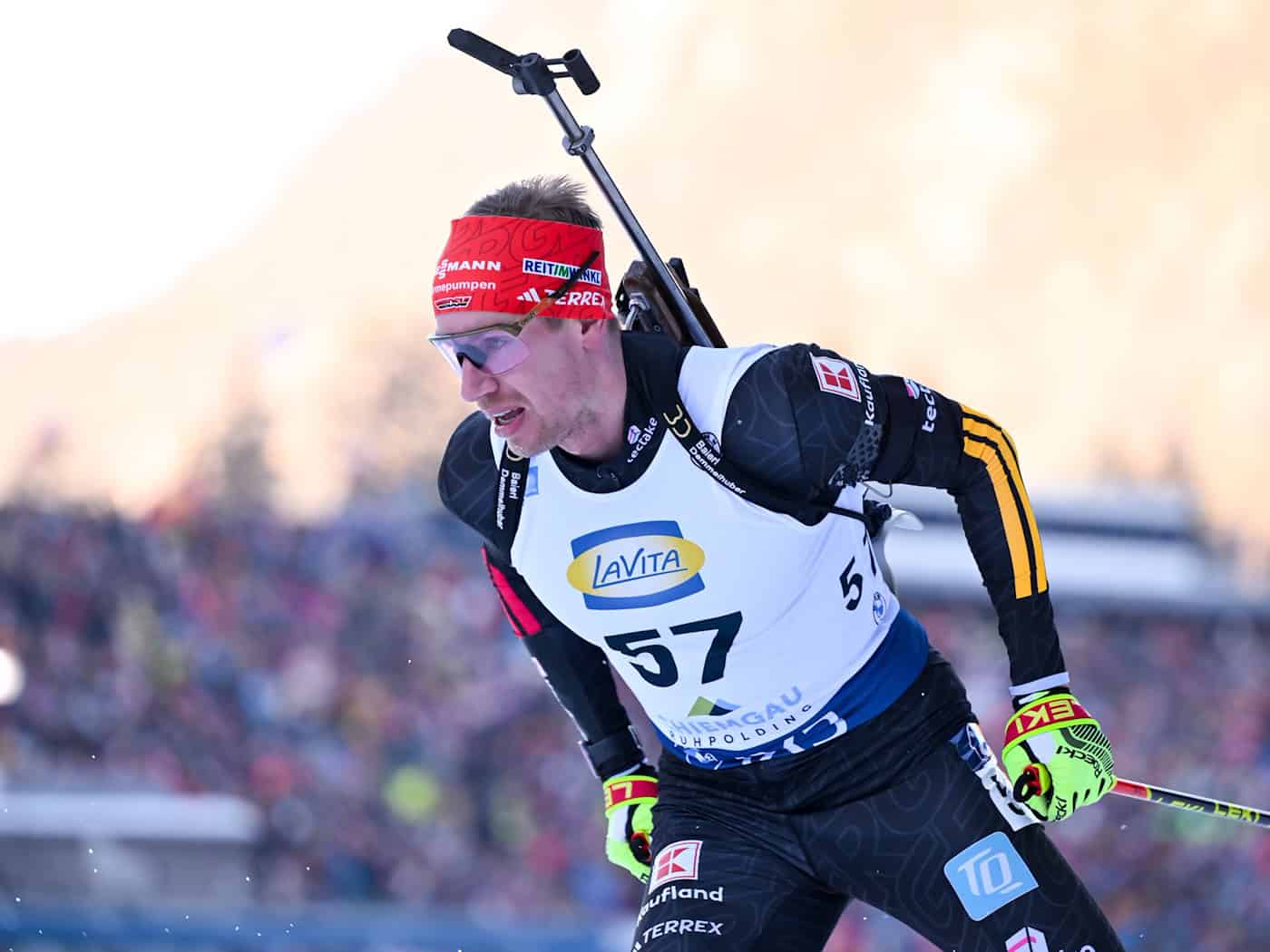 Beendet seine Karriere als Biathlet: Johannes Kühn. (Archivbild)  / Foto: Sven Hoppe/dpa