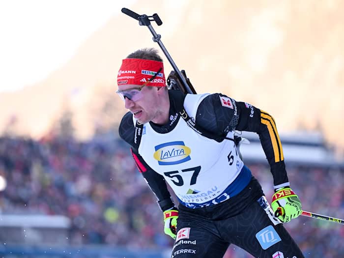 Beendet seine Karriere als Biathlet: Johannes Kühn. (Archivbild)  / Foto: Sven Hoppe/dpa
