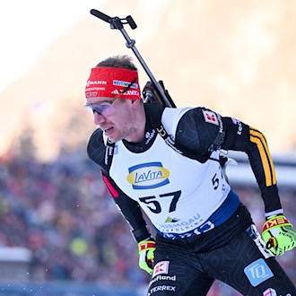 Beendet seine Karriere als Biathlet: Johannes Kühn. (Archivbild)  / Foto: Sven Hoppe/dpa