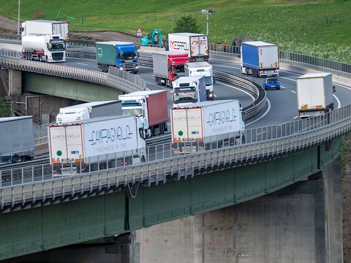 Wegen einer Demonstration wird die Brennerautobahn gesperrt. / Foto: Peter Kneffel/dpa