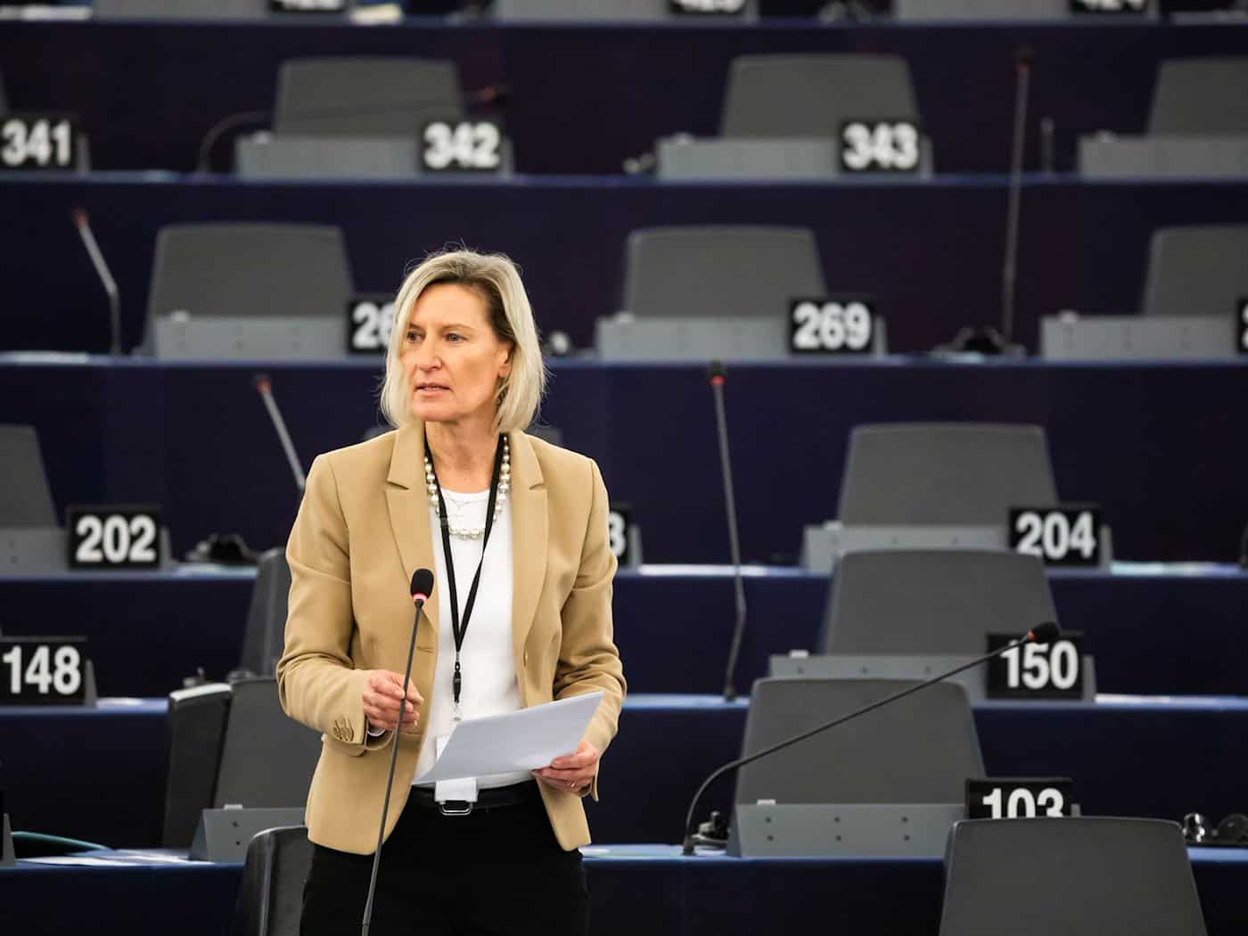 Angelika Niebler spricht von «unzutreffenden Vorwürfen», will sich ansonsten aber bislang nicht äußern. (Archivbild) / Foto: Philipp von Ditfurth/dpa