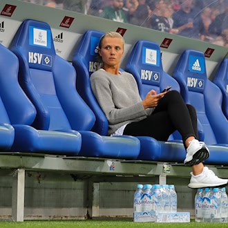 Vom FC Bayern zum HSV? Kathleen Krüger. (Archivbild) / Foto: Christian Charisius/dpa