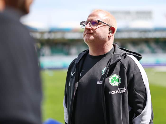 Kämpft mit Fürth um den Klassenverbleib in der 2. Liga: Trainer Heiko Vogel. (Archivbild) / Foto: Daniel Löb/dpa