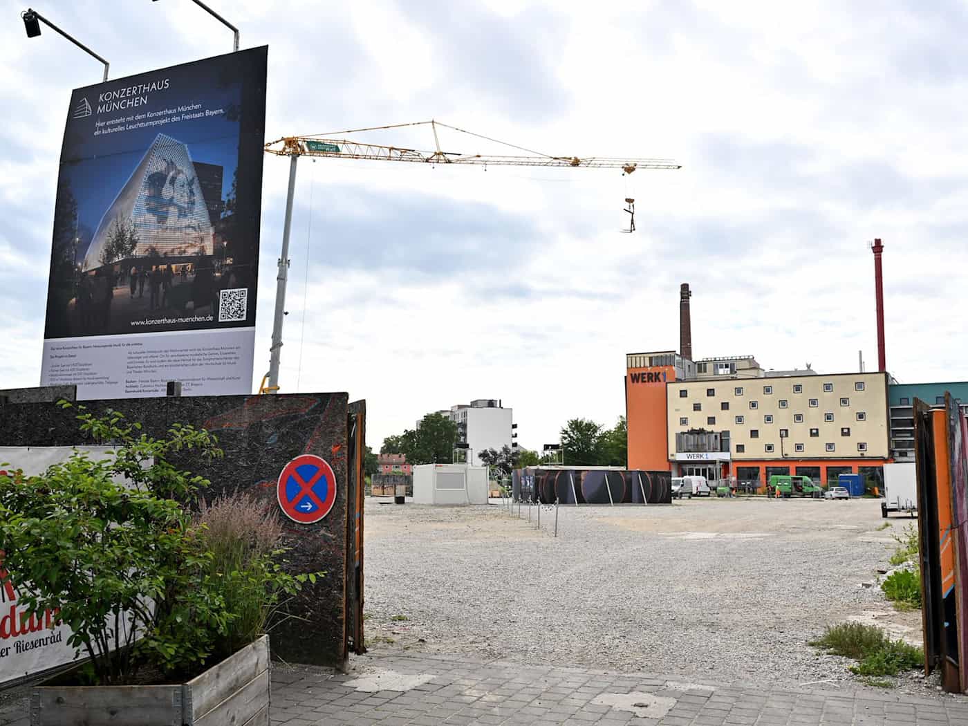 Hier soll irgendwann das neue Münchner Konzerthaus seinen Platz haben. (Archivbild) / Foto: Peter Kneffel/dpa