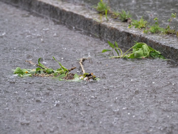 In Bayreuth rückten die Einsatzkräfte wegen des Unwetters mehrfach aus. (Symbolbild) / Foto: Pia Bayer/dpa