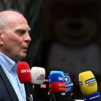 Hoeneß wundert sich über die Kommunikation über das WM-Tor. / Foto: Sven Hoppe/dpa