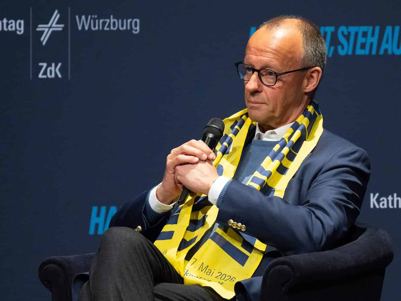 Friedrich Merz (CDU) räumt ein, dass die schwarz-rote Koalition aus seiner Sicht weniger streiten könnte. / Foto: Sven Hoppe/dpa