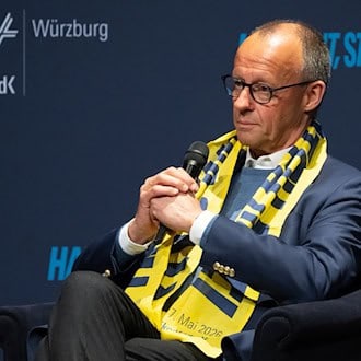 Friedrich Merz (CDU) räumt ein, dass die schwarz-rote Koalition aus seiner Sicht weniger streiten könnte. / Foto: Sven Hoppe/dpa