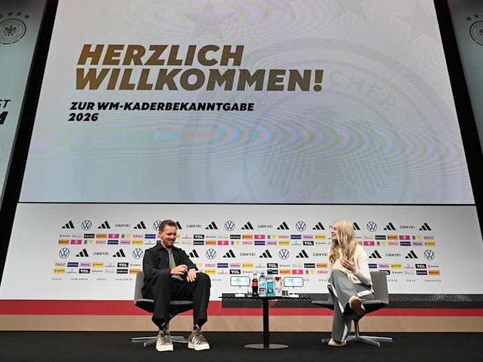 Julian Nagelsmann erklärte auch die Rückkehr von Manuel Neuer.  / Foto: Federico Gambarini/dpa