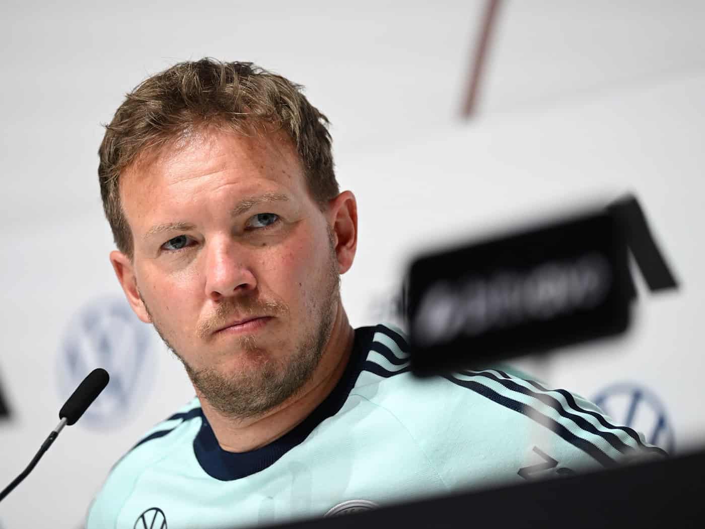 Bundestrainer Julian Nagelsmann will bei Neuer kein Risiko eingehen. / Foto: Federico Gambarini/dpa