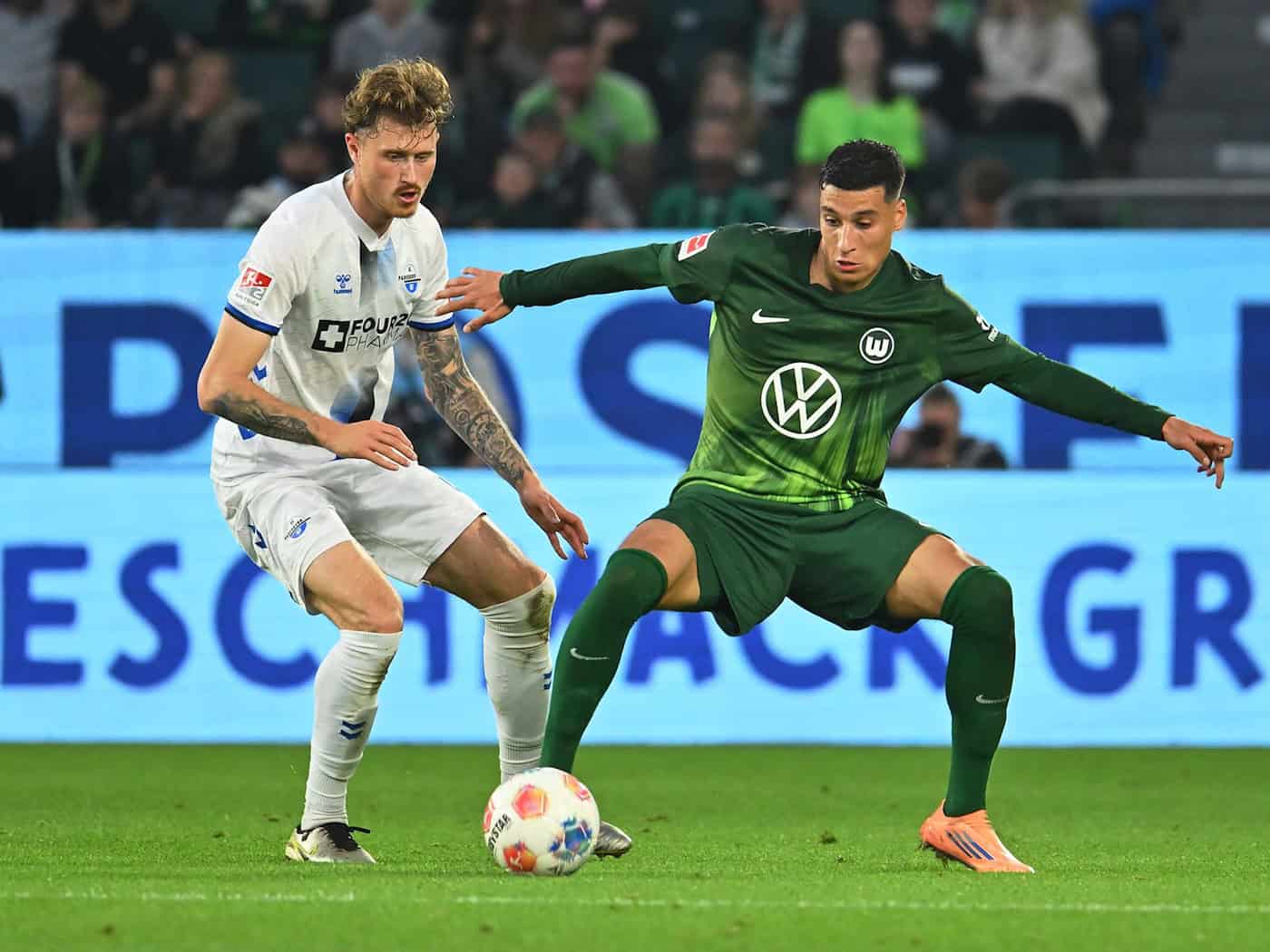 Calvin Brackelmann sicherte dem SC Paderborn mit dem Bundesliga-Aufstieg - nun wechselt er nach Augsburg. / Foto: Swen Pförtner/dpa
