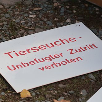 Es wurde eine Schutzzone im Umkreis von drei Kilometern errichtet. (Symbolbild).  / Foto: Matthias Bein/dpa