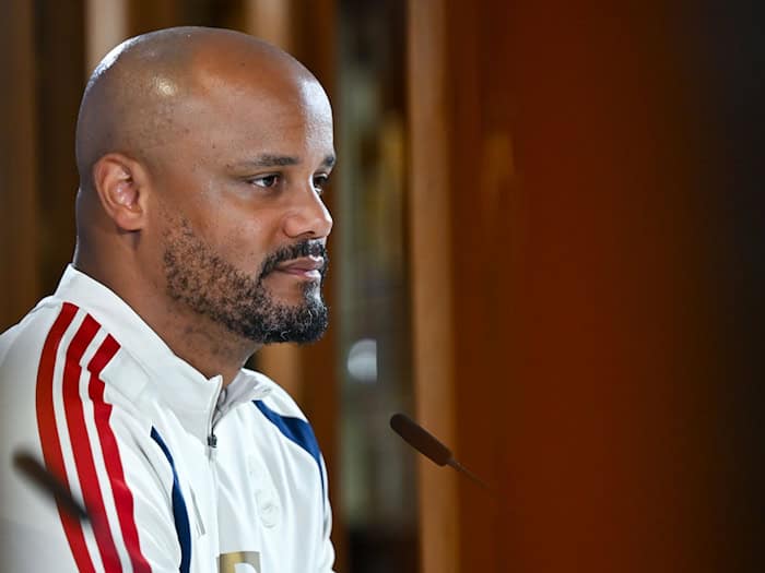 Bayern-Coach Vincent Kompany: «Wahrscheinlich das wichtigste Spiel meiner Trainerkarriere.» / Foto: Sven Hoppe/dpa