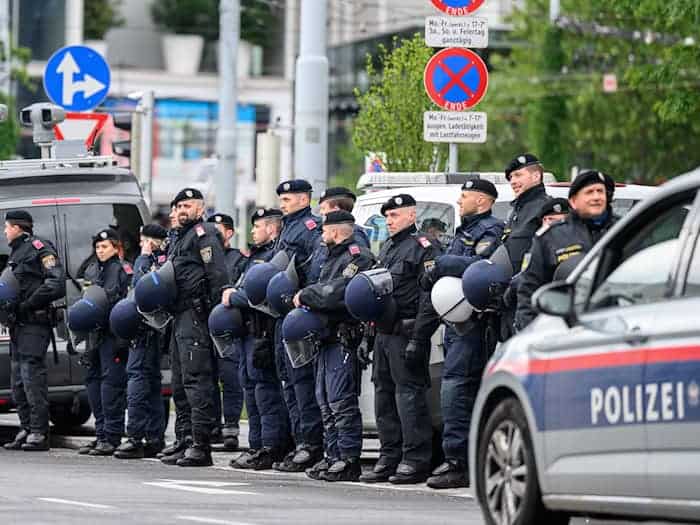 Die Sicherheitsbehörden ziehen eine positive ESC-Bilanz. / Foto: Max Slovencik/APA/dpa