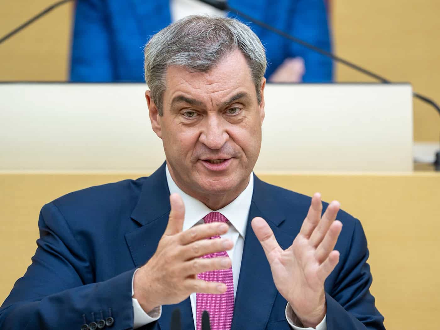 CSU-Chef Söder hatte nach den Änderungen in der Asylpolitik damit gerechnet, dass die AfD weniger Zuspruch erfährt.  / Foto: Peter Kneffel/dpa