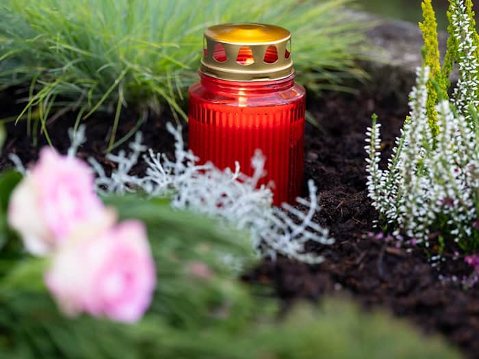 Unbekannte haben Grabschmuck mutwillig zerstört. (Symbolbild) / Foto: Sven Hoppe/dpa