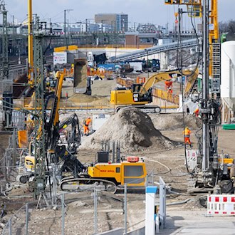 21 Kilometer Tunnel werden für die zweite S-Bahn-Stammstrecke durch den Münchner Untergrund getrieben. (Archivbild) / Foto: Sven Hoppe/dpa