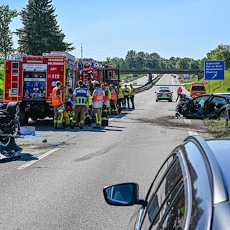 Zwei der Verletzten konnten nach dem Horror-Unfall das Krankenhaus wieder verlassen. / Foto: Markus Steinberger/ EinsatzReport24 /dpa