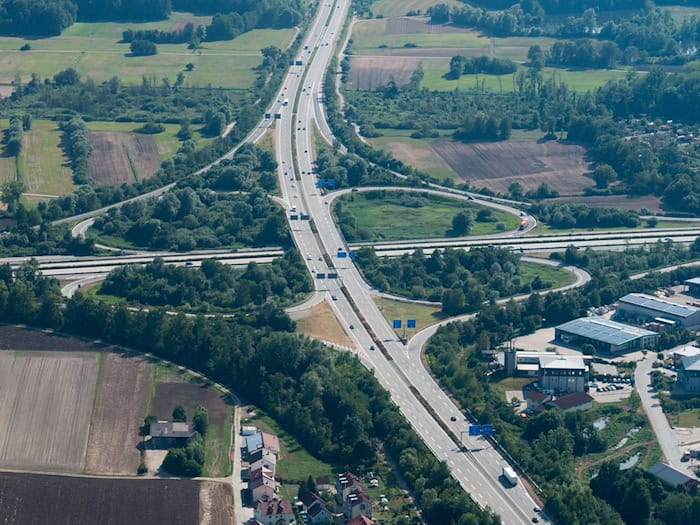 Das Autobahnkreuz Deggendorf. (Archiv) / Foto: picture alliance / dpa
