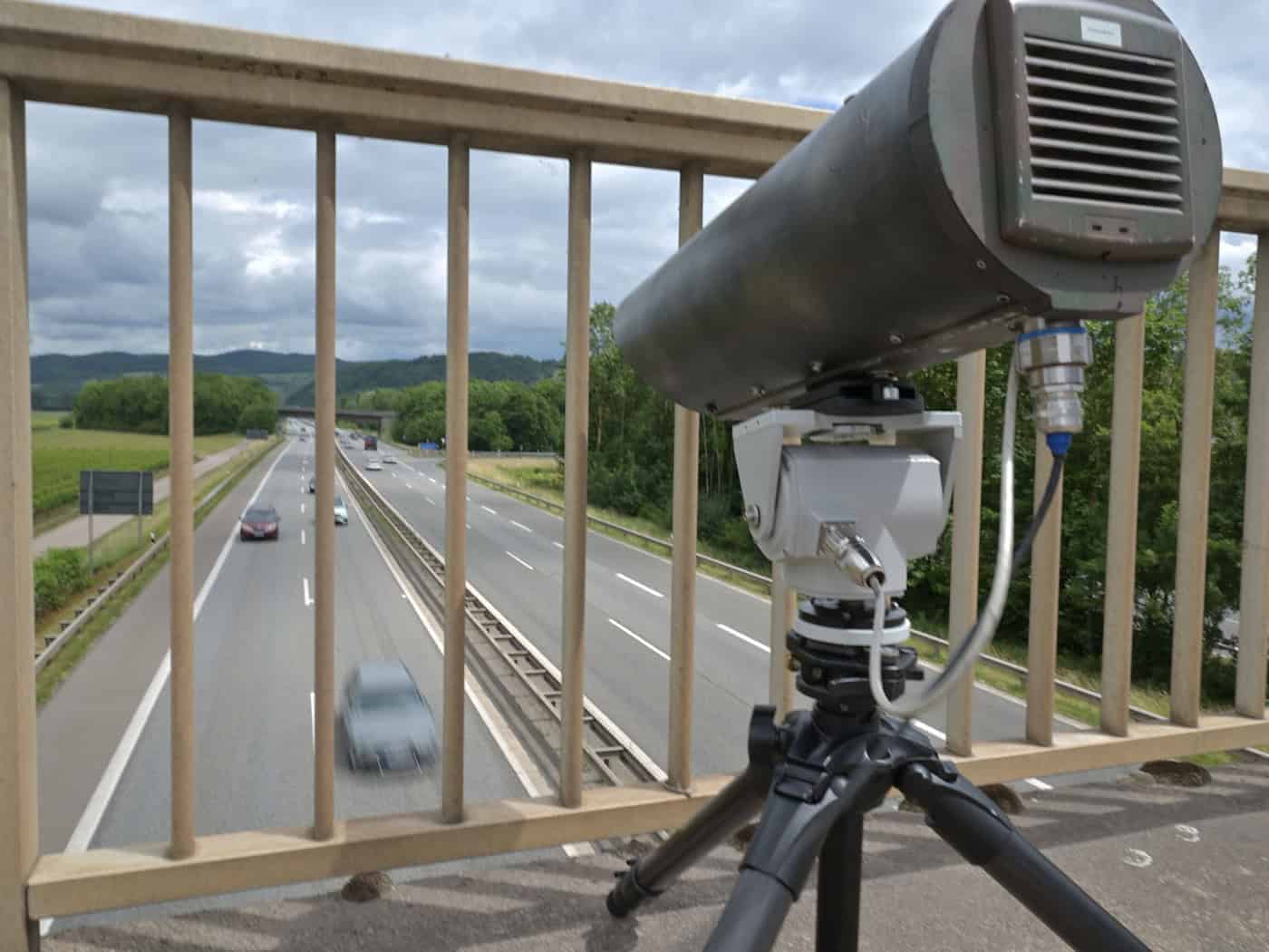 Die Monocam bei einem Test-Einsatz in Rheinland-Pfalz. (Archivbild)  / Foto: Harald Tittel/dpa