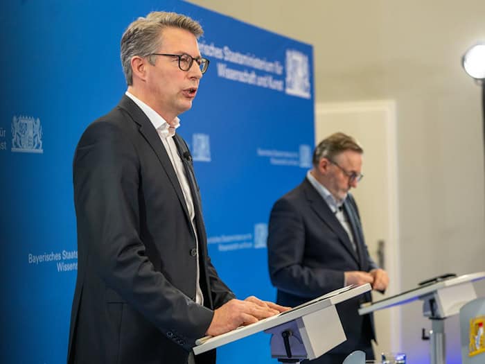 Bayerns Kunstminister Blume und Pinakotheken-Chef Biebl begrüßen die Entscheidung (Archivbild). / Foto: Leonie Asendorpf/dpa