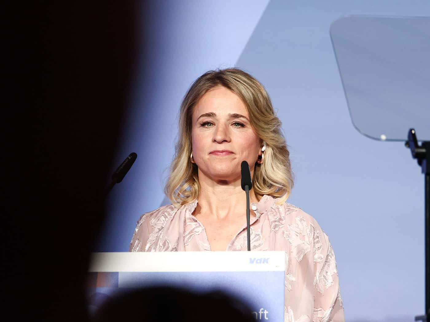 Verena Bentele gibt ihren Posten als VdK-Präsidentin in Bayern auf. (Archivbild) / Foto: Hannes P Albert/dpa